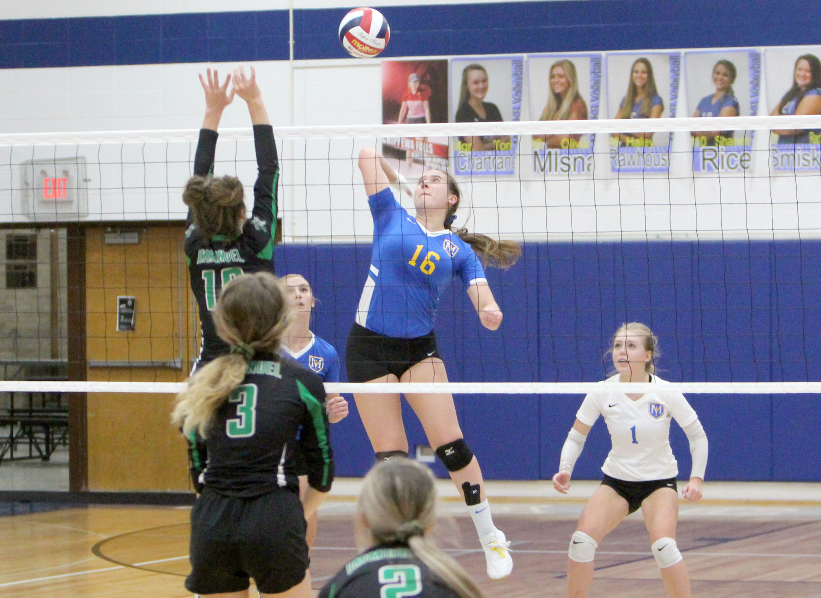 Eau Claire Immanuel Lutheran at McDonell volleyball 10-26-19